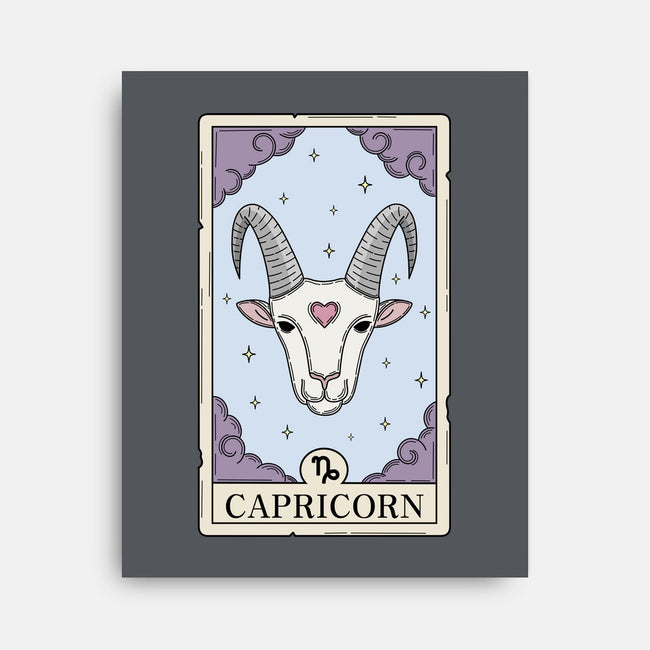 Capricorn Card-None-Stretched-Canvas-Maria
