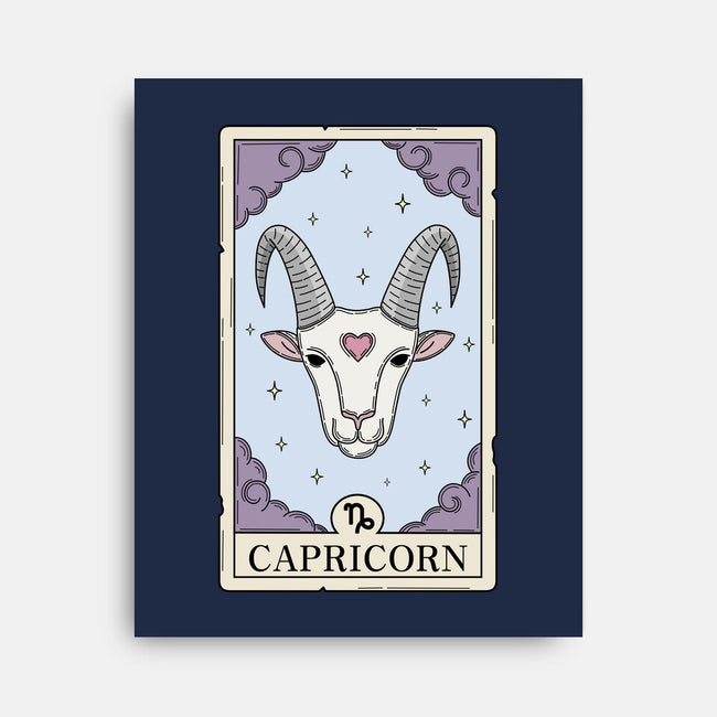Capricorn Card-None-Stretched-Canvas-Maria