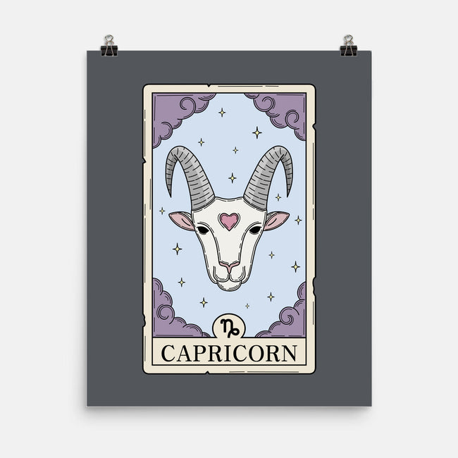 Capricorn Card-None-Matte-Poster-Maria