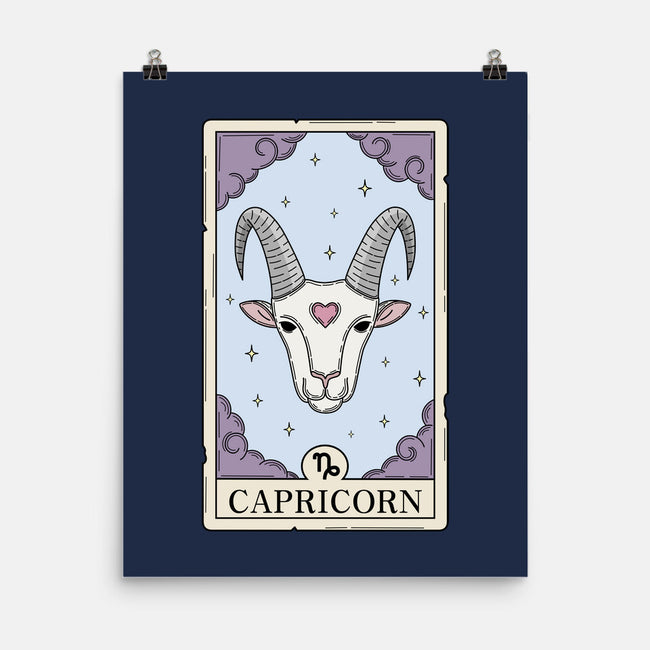 Capricorn Card-None-Matte-Poster-Maria