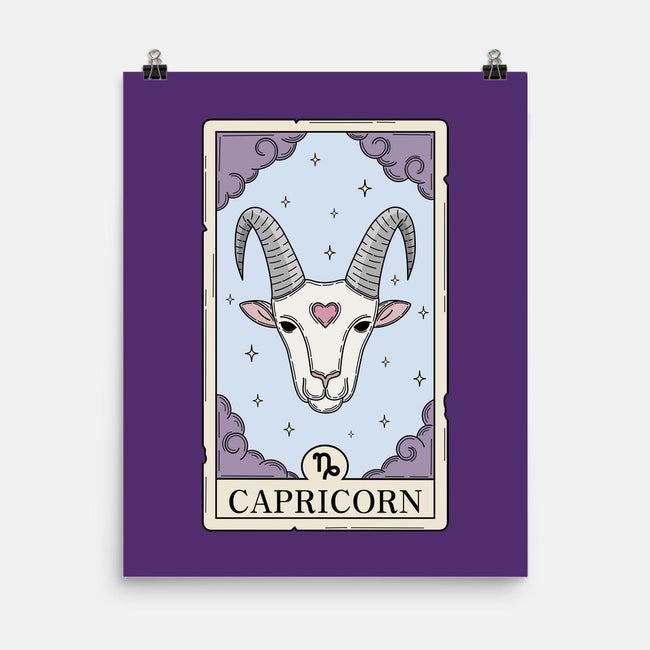 Capricorn Card-None-Matte-Poster-Maria