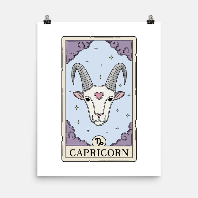 Capricorn Card-None-Matte-Poster-Maria
