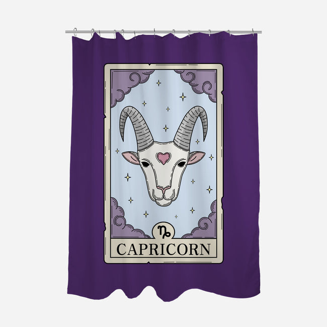 Capricorn Card-None-Polyester-Shower Curtain-Maria