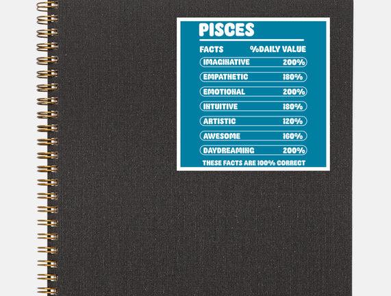 Pisces Facts Chart