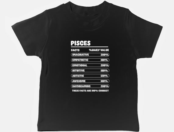 Pisces Facts Chart