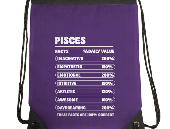 Pisces Facts Chart