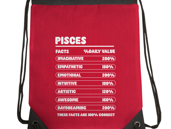Pisces Facts Chart