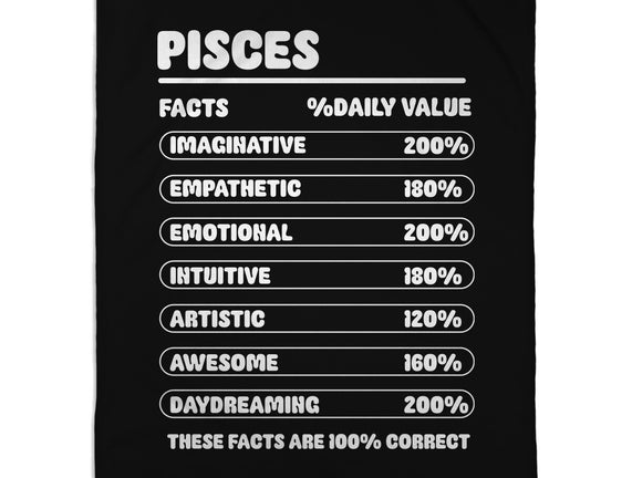 Pisces Facts Chart