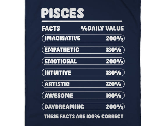 Pisces Facts Chart