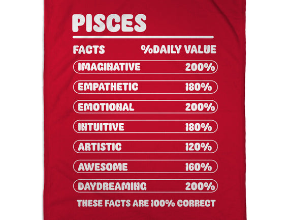 Pisces Facts Chart