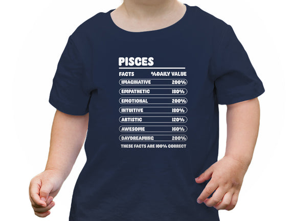 Pisces Facts Chart