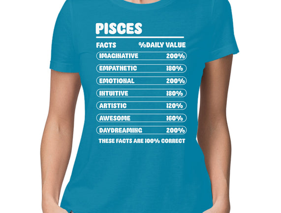 Pisces Facts Chart
