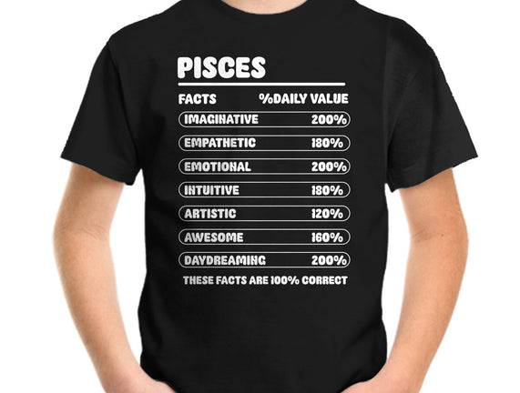 Pisces Facts Chart