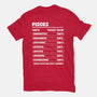 Pisces Facts Chart-Youth-Basic-Tee-MaxoArt