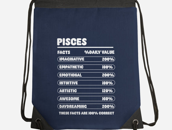 Pisces Facts Chart