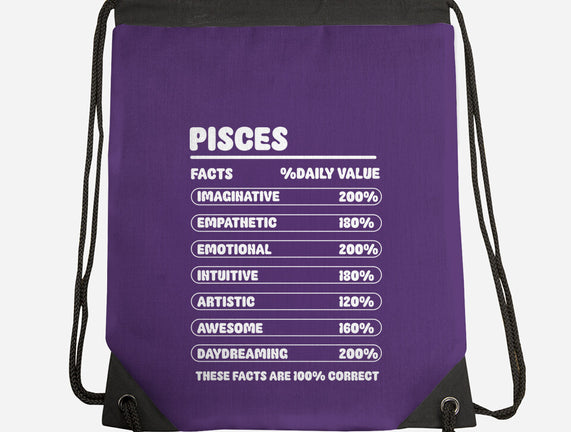 Pisces Facts Chart