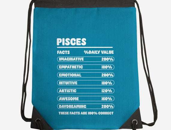 Pisces Facts Chart