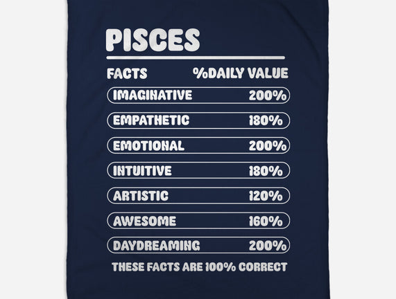 Pisces Facts Chart