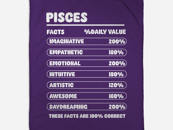 Pisces Facts Chart