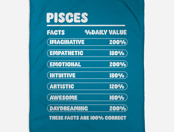 Pisces Facts Chart