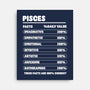 Pisces Facts Chart-None-Stretched-Canvas-MaxoArt