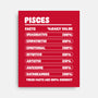 Pisces Facts Chart-None-Stretched-Canvas-MaxoArt