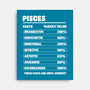 Pisces Facts Chart-None-Stretched-Canvas-MaxoArt