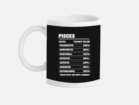 Pisces Facts Chart