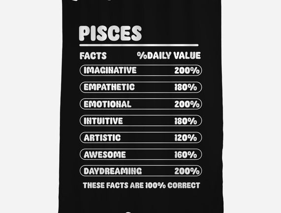Pisces Facts Chart