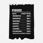 Pisces Facts Chart-None-Polyester-Shower Curtain-MaxoArt