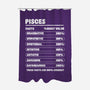 Pisces Facts Chart-None-Polyester-Shower Curtain-MaxoArt