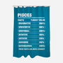 Pisces Facts Chart-None-Polyester-Shower Curtain-MaxoArt