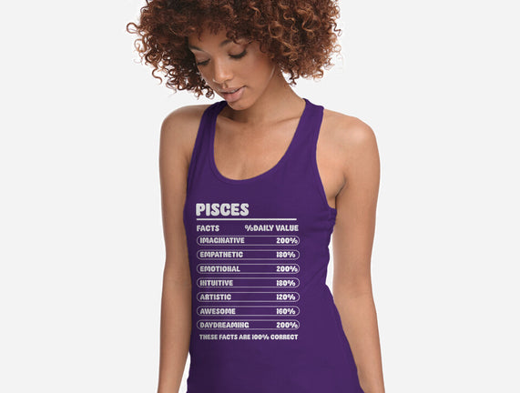 Pisces Facts Chart