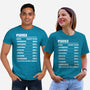 Pisces Facts Chart-Unisex-Basic-Tee-MaxoArt