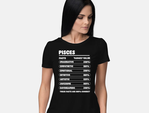 Pisces Facts Chart