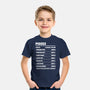 Pisces Facts Chart-Youth-Basic-Tee-MaxoArt