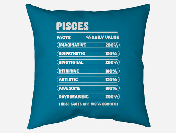 Pisces Facts Chart