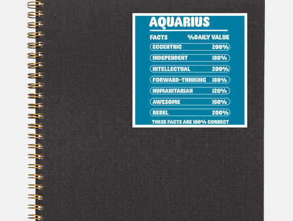 Aquarius Facts Chart