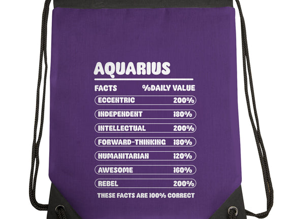 Aquarius Facts Chart