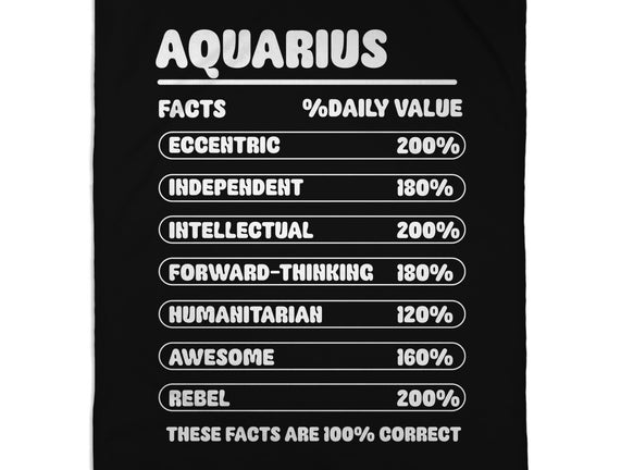 Aquarius Facts Chart
