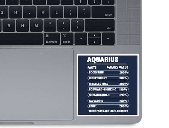 Aquarius Facts Chart