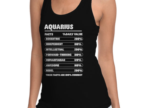 Aquarius Facts Chart