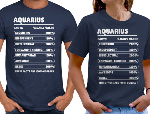 Aquarius Facts Chart