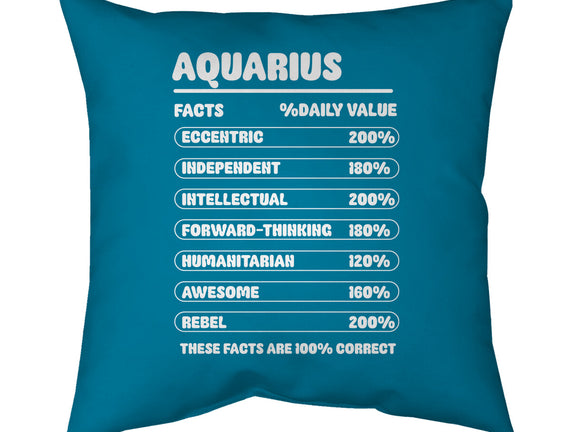 Aquarius Facts Chart
