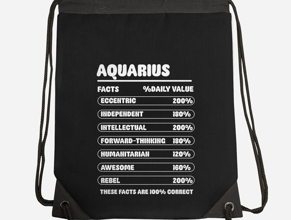 Aquarius Facts Chart