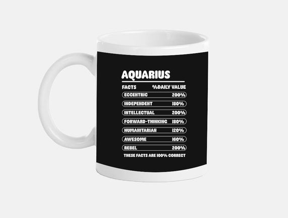 Aquarius Facts Chart