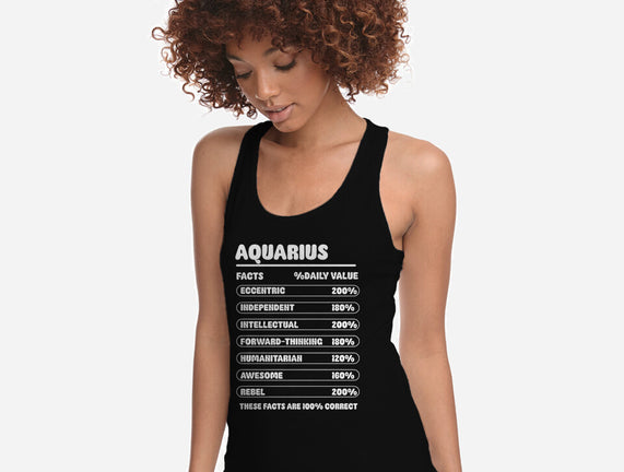 Aquarius Facts Chart