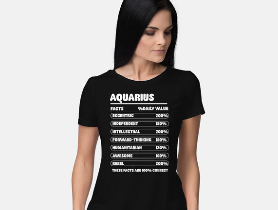 Aquarius Facts Chart