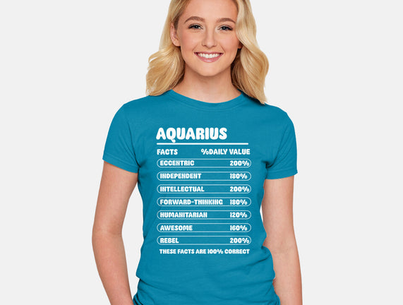 Aquarius Facts Chart