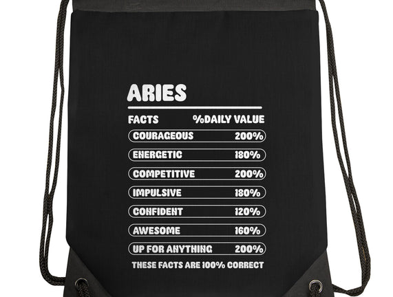 Aries Facts Chart